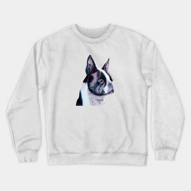 Boston terrier Crewneck Sweatshirt by doggyshop